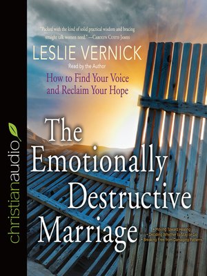 cover image of Emotionally Destructive Marriage